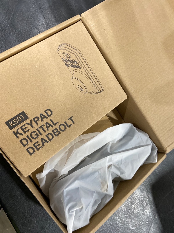 Photo 1 of Veise Keyless Entry Door Lock with 2 Knobs, Electronic Backlit Keypad Deadbolt with Handle Set, Auto Lock, One-time Codes, Smart Deadbolt for Front Door, Easy Installation, Oil-Rubbed Bronze