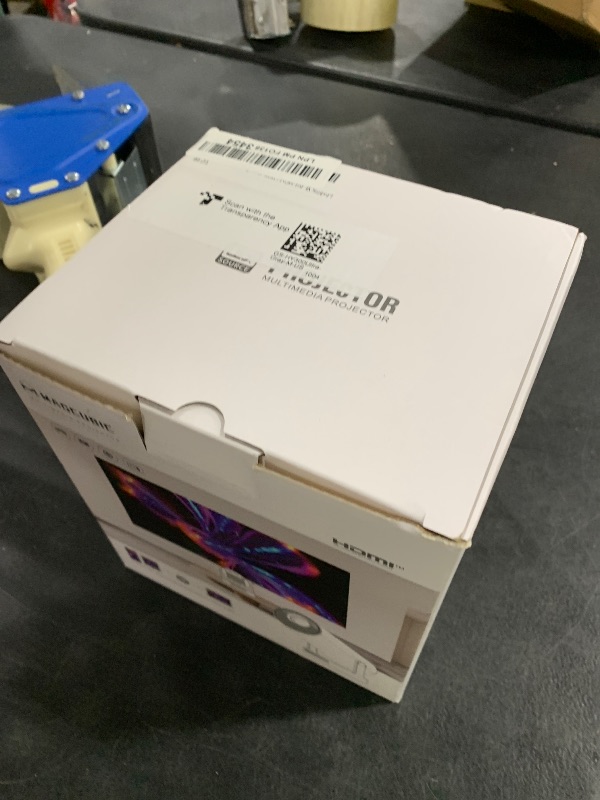 Photo 1 of ?Electric Focus?Magcubic Mini Projector 4K Support, Smart Projector with WiFi 6 and Bluetooth 5.4, 5W Soundbase Speaker, 180° Rotation, Portable Proyector for Home Theater