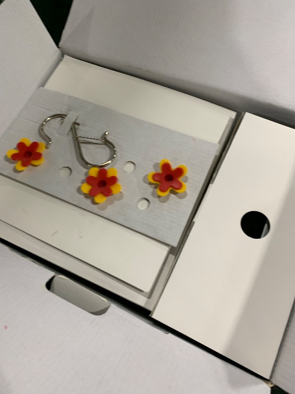 Photo 1 of Hummingbird Feeder with Camera for Outdoors, 2K Solar Powered Smart Bird Feeder with Ant Moat & Bee Guard, Auto Capture, AI Recognition, Gift for Family & Friends(21 oz) (Red)