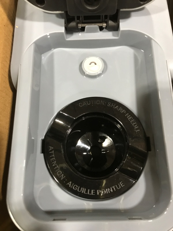 Photo 1 of Tastyle Single Serve Coffee Maker, Iced and Hot Coffee Machine for K Cup & Grounds, Compact Design, 40oz Removable Water Reservoir, 6 to 24 Oz Brew Sizes, Fits 7.3" Travel Mug, Gray