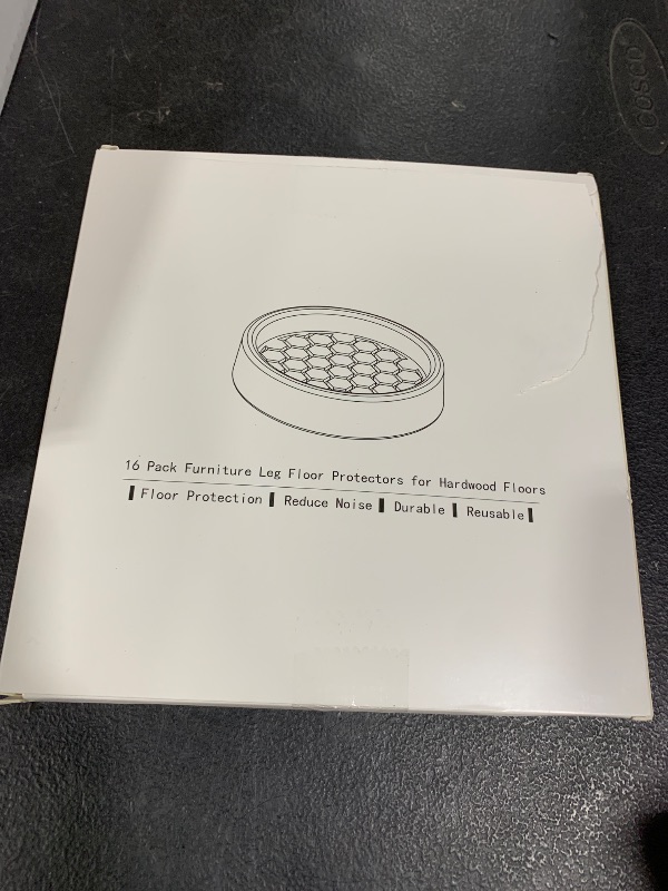 Photo 1 of 1.6"x1.6" Round Rubber Furniture Caster Cups, 16 PCS Chair Coasters for Carpet - Clear Non Slip Furniture Pads with Grip, Carpet Protector for Furniture Legs - Protect Any Flooring