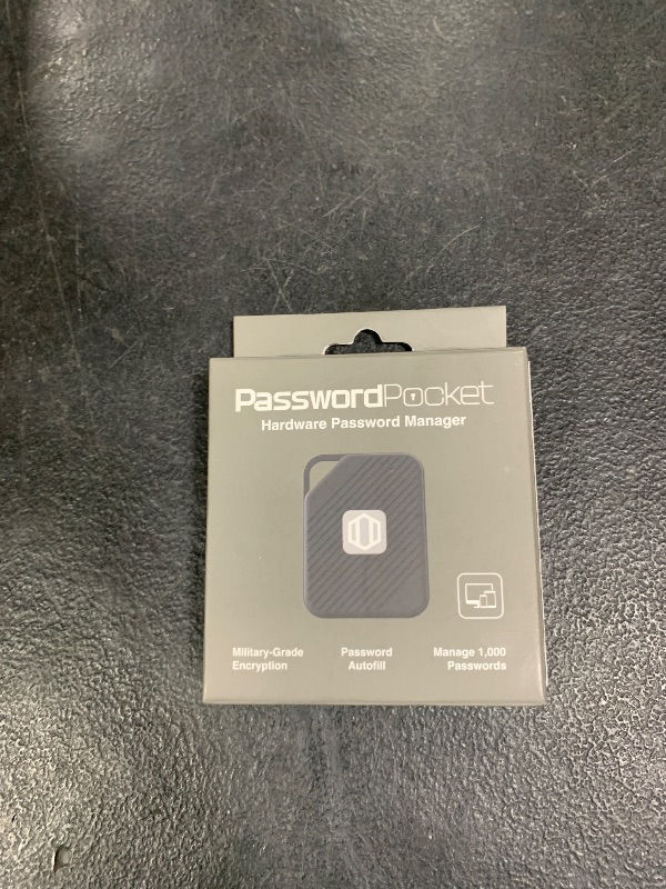 Photo 1 of Atlancube Offline Password Keeper – Secure Bluetooth Drive with Autofill, Store 1,000 Credentials, Military-Grade Encryption for Safe Password Management (Black)