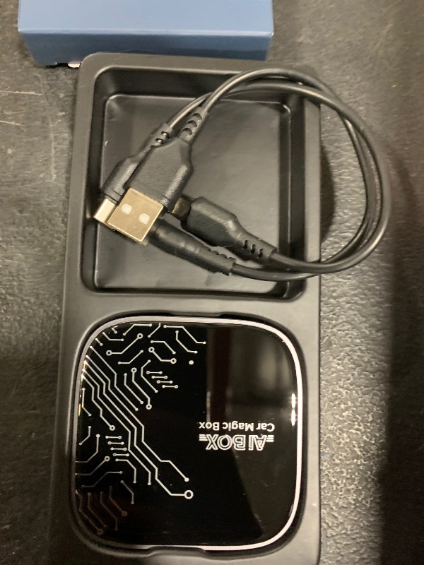 Photo 1 of 4-in-1 Wireless CarPlay Adapter for Streaming Netflix/YouTube/TikTok/TF Card, 2026 Magic Video AI Box & Android Auto Dongle [Dual Band WiFi, Bluetooth 5.3] Plug & Play, Fits for OEM Wired Car Play Car