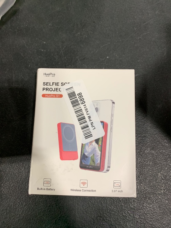 Photo 1 of Vlog Selfie Monitor Screen for iPhone Android, HuoPro S1 Magnetic Wireless Back Camera Monitor with Shutter 3 Level Brightness 4K/60fps Rear Camera Screen Pink-Valentines Day Gifts for Her Girlfriend