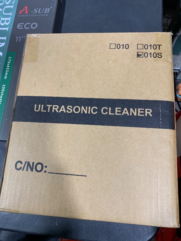 Photo 1 of CREWORKS Professional Jewelry Cleaning Machine, 2L Jewelry Cleaning Ultrasonic Machine with Heater & Timer, Digital Sonic Cleaning Machine for Cleaning Denture Dental Irrigator Parts Retainer Glasses