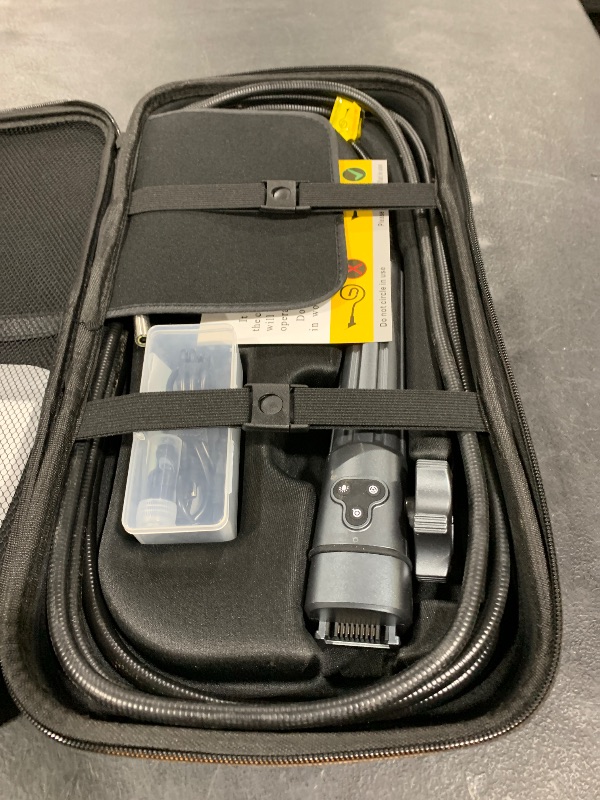 Photo 1 of DXZtoz 10FT Articulating Borescope with Light, Two-Way Steering Industrial Endoscope Inspection Camera 0.33in Fiber Optic Snake Camera Waterproof for Electriction Wall Pipeline Inspection