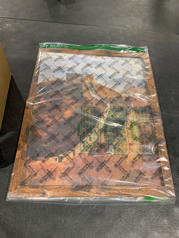 Photo 1 of Picrit 12x15 Picture Frame, Photo Frame for Wall Mounting Display, Brown