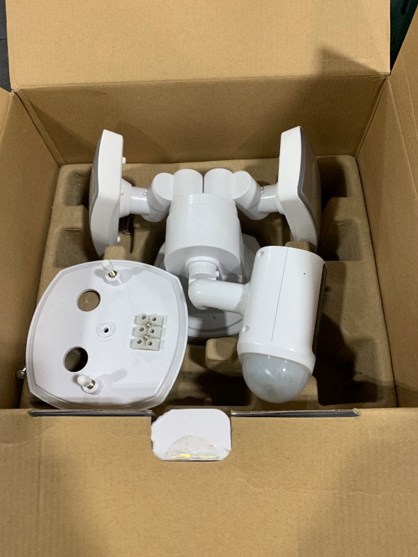 Photo 1 of Feit Electric SEC5000/CAM/WIFI Outdoor LED Smart Security Camera with Motion Sensor, 2-Way Audio, 5000 Lumens Floodlight, Works with Alexa and Google Asst, Alarm, Hardwired, Updated Version of SEC3000