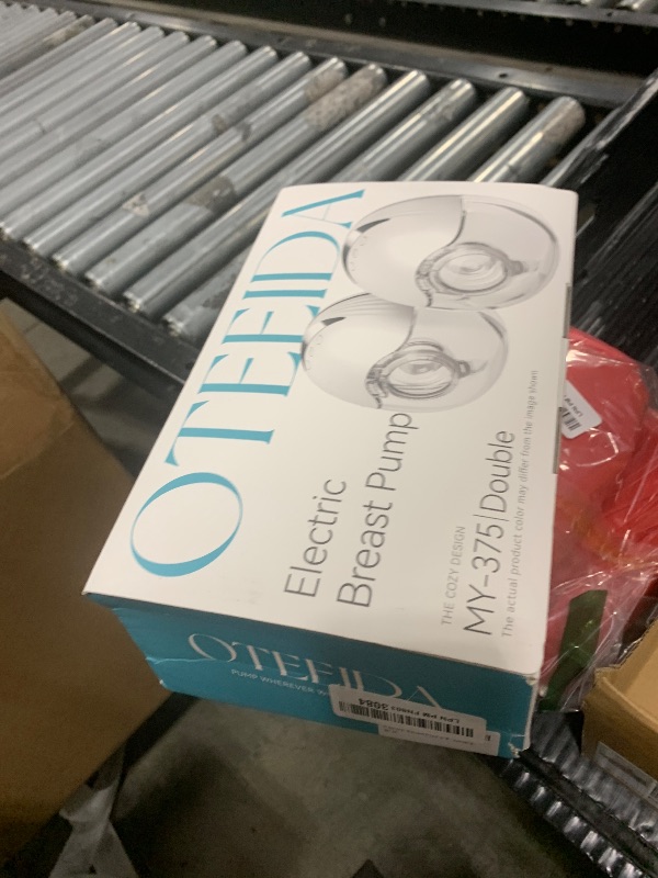 Photo 1 of Hands Free Breast Pump Wearable MY-375 - Strong Suction, Low Noise, Wearable Breastfeeding Pump with 4 Mode &12 Levels, Portable Electric Breast Pump 24mm - 19/21/Insert/Flange, 2 Pack (White)