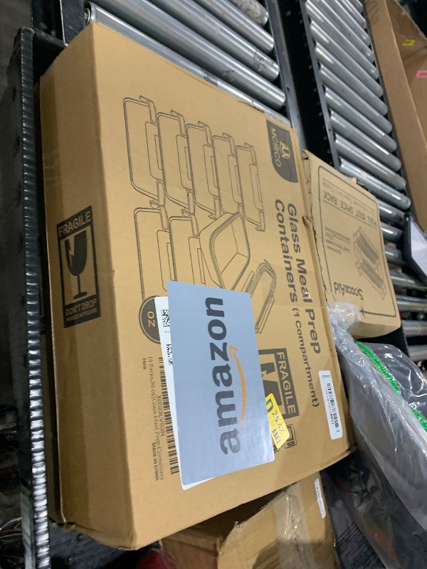 Photo 1 of [8-Pack,30 oz]Glass Meal Prep Containers,Glass Food Storage Containers,Airtight lunch Containers with Lids, Microwave, Oven, Freezer and Dishwasher