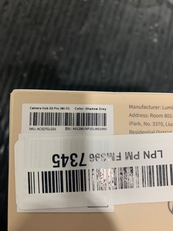 Photo 1 of Aqara 4MP Camera Hub G5 Pro WiFi, True Color Night Vision Security Camera Outdoor, 2.4/5Ghz WiFi, HomeKit Secure Video, Thread Border Router, Local Detection, Thread/Zigbee, Supports Alexa,Google Home