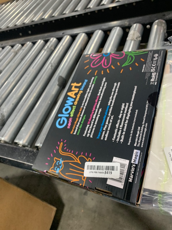 Photo 1 of Marvin's Magic - Glow Art - LED Doodle Board for Children - Light Up Drawing Pad, with Glow in The Dark Colouring Pens - Battery Powered Magic Drawing Tablet - Light Up Tracing Pad Suitable for 5+