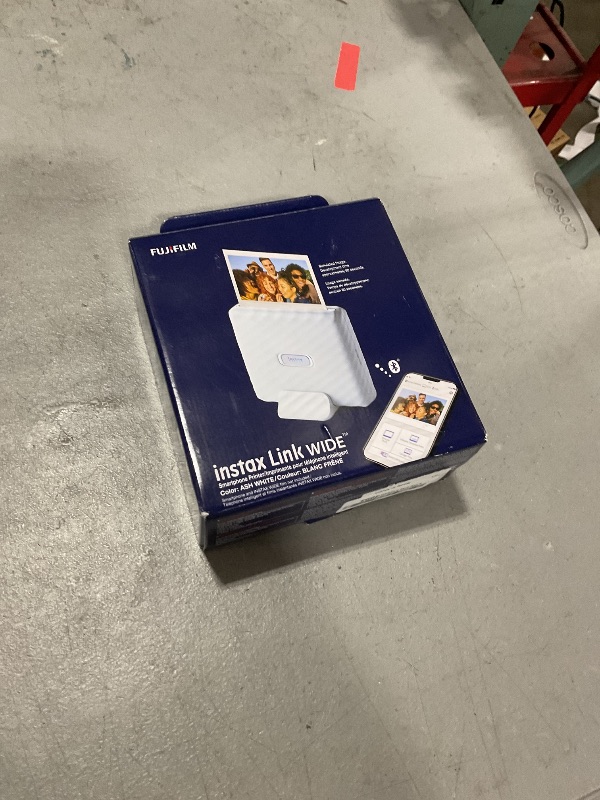 Photo 1 of Fujifilm Instax Link Wide Printer - Ash White