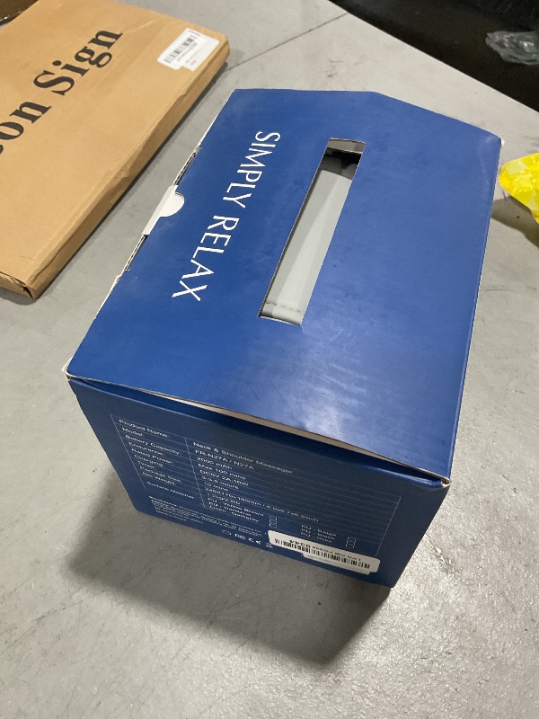 Photo 1 of **DIRTY** PERLEVI Cordless Shiatsu Neck and Shoulder Massager with Heat – 6D Kneading Massage, Deep Tissue Pain Relief for Trapezius, Rechargeable, for Mom, Wife, Her – Gifts for Birthday, Christmas