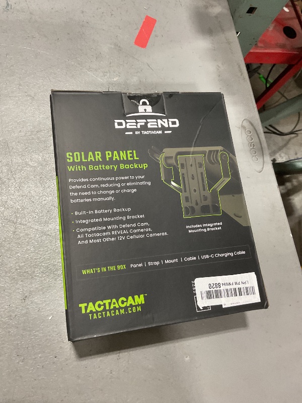 Photo 1 of TACTACAM Defend Solar Panel for Cellular Security Camera