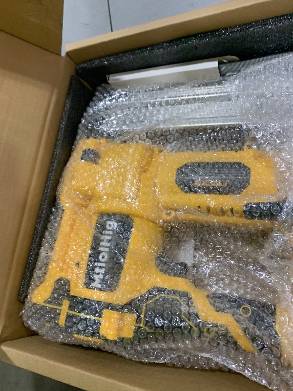 Photo 1 of Cordless 2" Brad Nailer Compatible with Dewalt 20V Battery (No Battery), 2-in-1 Electric Nail Gun/Staple Gun, 18 Gauge Nail Gun Battery Powered with 1000 Nails for Wood Carpentry