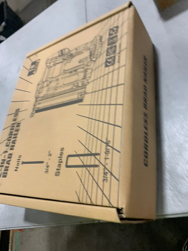 Photo 1 of Cordless 2" Brad Nailer Compatible with Dewalt 20V Battery (No Battery), 2-in-1 Electric Nail Gun/Staple Gun, 18 Gauge Nail Gun Battery Powered with 1000 Nails for Wood Carpentry