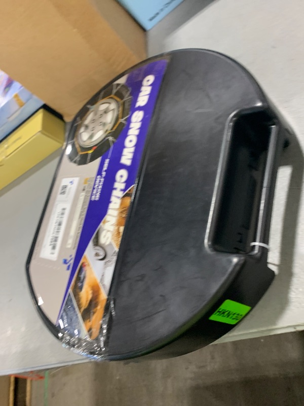 Photo 1 of Snow-Chains Auto Fixing 1 Min Quick Fit Easy Installation Tire-Chains, Portable Reusable Universal Emergency Tire Traction Chain for Passenger Car, Pickup Trucks and SUV - Set of 2