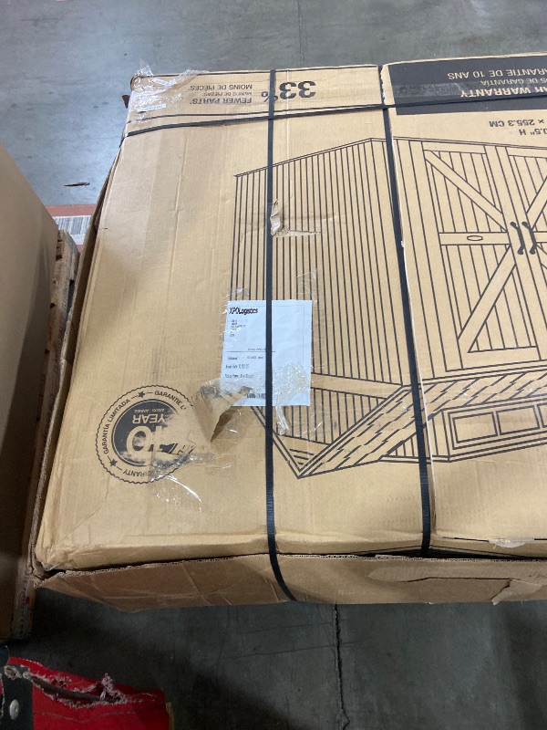 Photo 1 of *******FOR PARTS ONLY INCOMPLETE********Rubbermaid Resin Outdoor Storage Shed With Floor (7 x 7 Ft) Weather Resistant Gray Organization for Home/Backyard/Garden Tools/Lawn Mower/Bike Storage/Pool Supplies