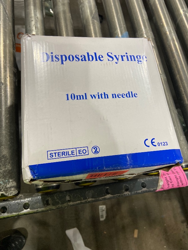 Photo 1 of 100 Pack 10ml with 18Ga Disposable Plastic Measuring Lab Supplies, Individually Sealed Wrapped