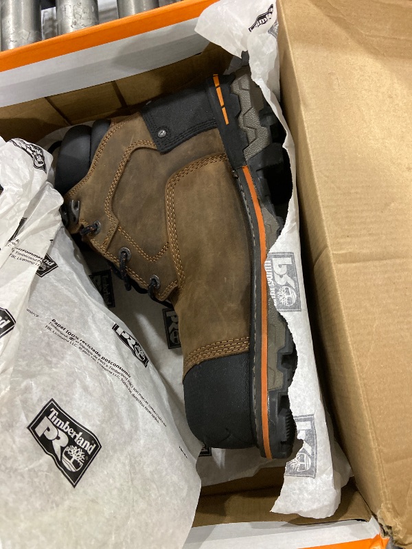 Photo 1 of Timberland PRO Men's Boondock Ultralight 8 Inch Composite Safety Toe Insulated Waterproof Industrial Work Boot, Medium Brown, 8.5 Wide