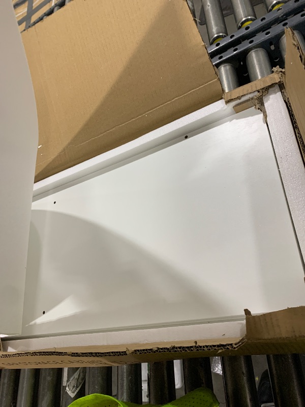 Photo 1 of IOTXY Small Narrow Corner Bookcase - 71 Inches Tall Gap Freestanding Storage Cabinet, 7 Lattices Open Shelves Tower Rack with Door, Cubes Bookshelf in White