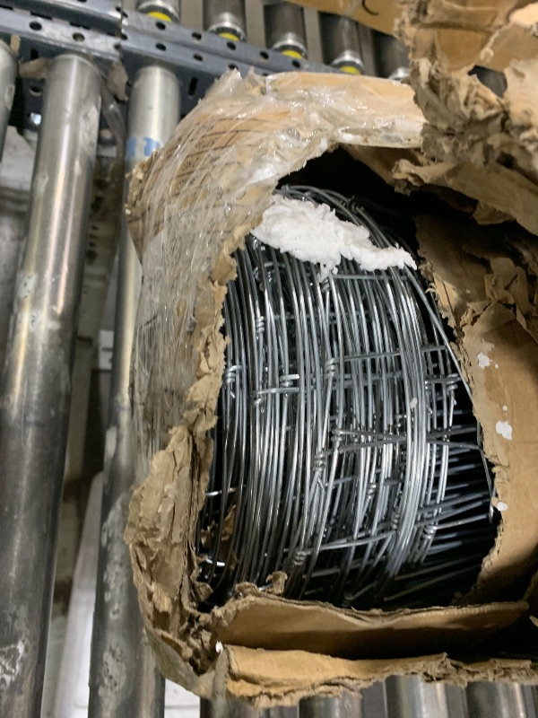 Photo 1 of Farm Fence 6ft x 100ft Heavy Zinc Coating Field Wire Fencing, Galvanized Livestock Deer,Goat Fence,Hog Wire Fencing Used to Yard and Garden