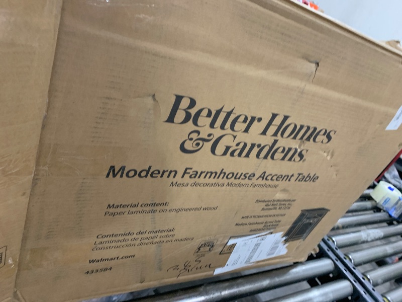 Photo 1 of **MISSING INSTRUCTIONS** Signature Design by Ashley Treytown Casual Compact Chairside End Table with a Storage Cabinet, Open Cubby Shelf, Pull-Out Tray & USB Charging Ports, Black