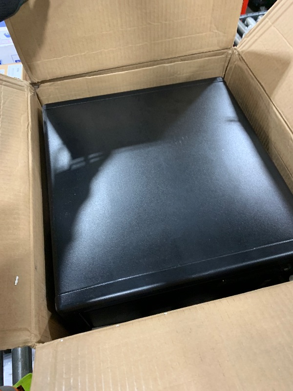 Photo 1 of SentrySafe Waterproof and Fireproof Alloy Steel Digital Safe Box for Home with Code Button Keypad, 1.23 Cubic Feet, 17.8 x 16.3 x 19.3 Inches (exterior), SFW123GDC