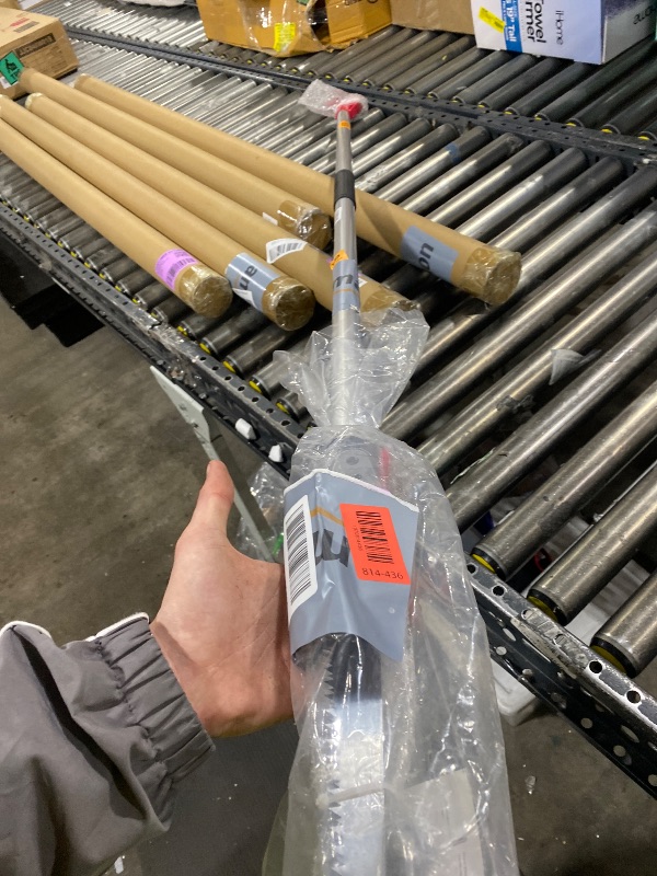 Photo 1 of Mesoga 5.6-13 Foot Extendable Tree Pruner, Cut and Hold Pruning Trimmer, Long Reach Pole Saw, Telescoping Fruit Picker, Branches Bypass Lopper