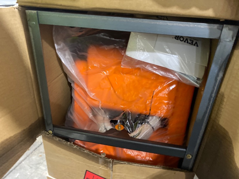 Photo 1 of VEVOR Jumping Jack Compactor, 6.5 HP Vibratory Rammer Fuel-Powered 196 cc Engine Tamper, 3600 lbs Impact Force, 26" Max Compaction Depth, for Soil, Gravel, Footings, Concrete Slabs, and Foundations