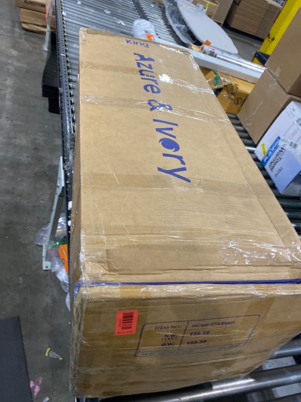 Photo 1 of Coolvie 14 Inch California King Mattress, Hybrid Cal King Mattresses in a Box, Medium Firm Feel, 4 Layer Premium Foam with Pocket Springs with Fiberglass Free, Best Mattress in a Box