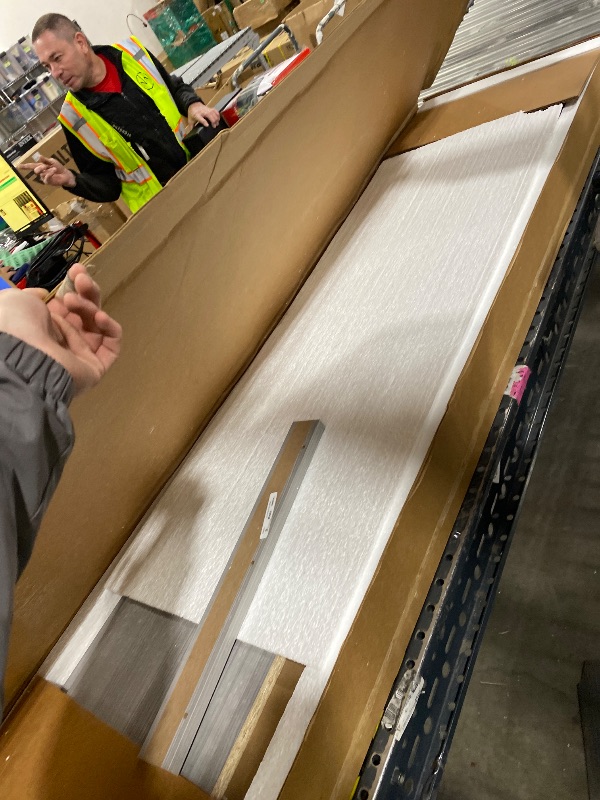 Photo 1 of Bush Home Somerset 72W 3 Position Sit to Stand L Shaped Desk with Hutch in Platinum Gray | Adjustable Height Table for Office