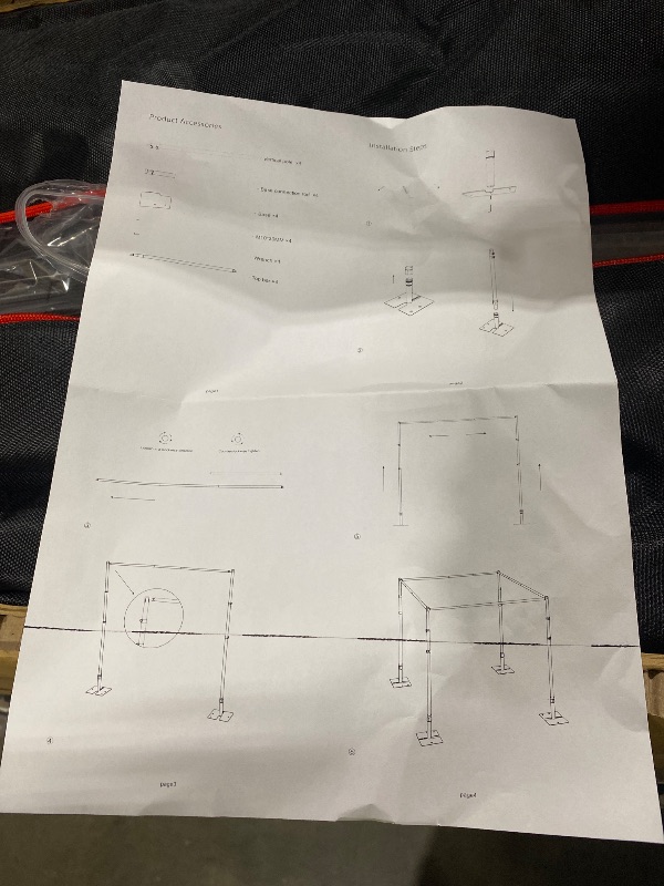 Photo 1 of EMART 10ft Square Backdrop Stand Heavy Duty, Pipe and Drape Photo Background Support Kit, Adjustable Metal Frame with Flat Base for Wedding Birthday Party Decorations