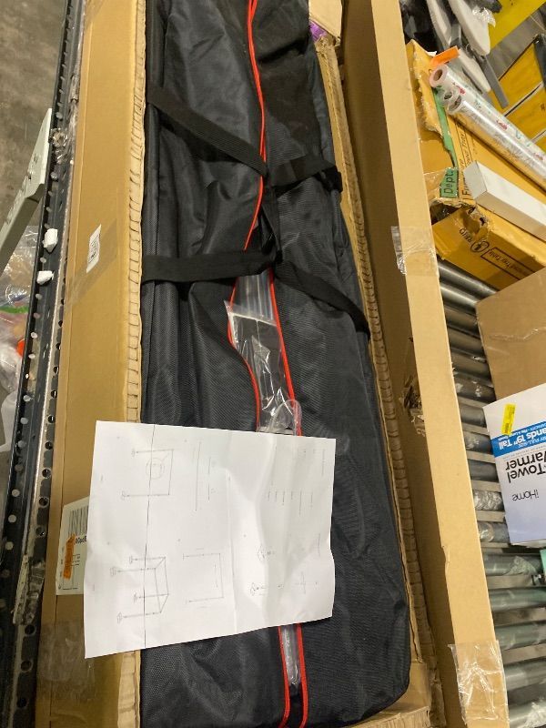 Photo 1 of EMART Backdrop Stand Heavy Duty 10ftx30ft, Adjustable Pipe and Drape Photo Background Support Kit, Metal Frame with Flat Base for Wedding Birthday Party Banquet Decorations