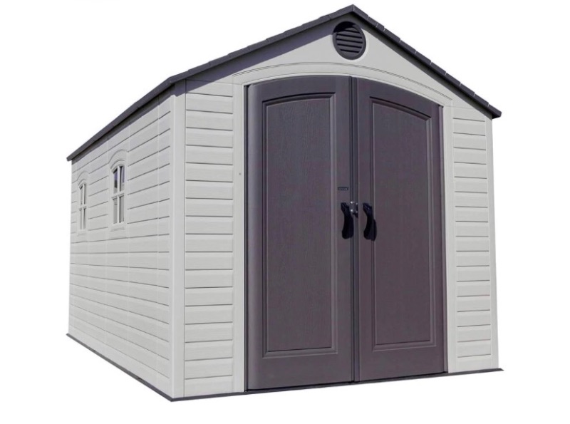 Photo 1 of Lifetime 6402 Outdoor Storage Shed, 8 by 12.5 Feet; 2 windows