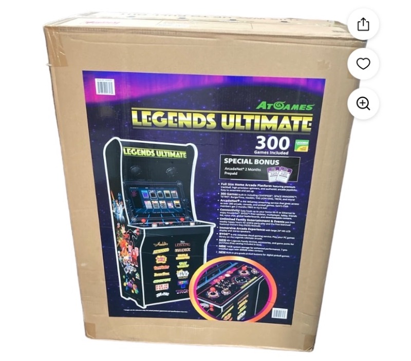 Photo 1 of AtGames Legends Ultimate Arcade, Full Size Game Machine, 300+ Games, 24" HD LCD