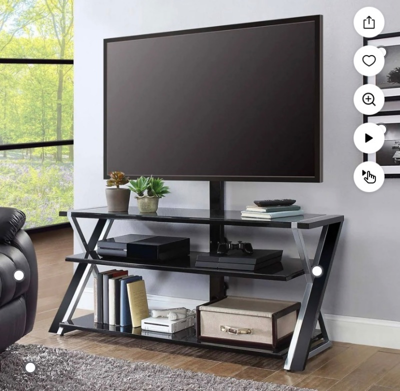 Photo 1 of Whalen Xavier 3-in-1 Television Stand for TVs up to 70", Black