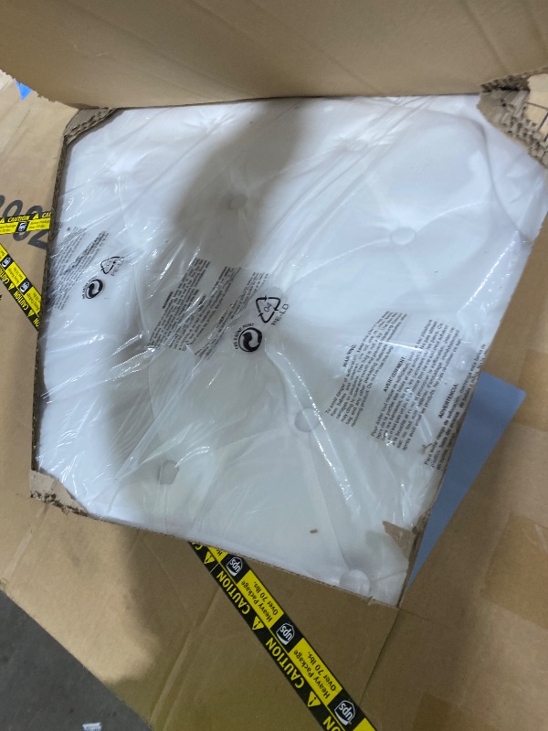 Photo 1 of Queen Size Lift Up Storage Bed Frame, Modern Wingback with Adjustable Headboard?Equiped with LED Light, Fast Charging Station and Outlet, Solid Wood Slats, No Box Spring Needed, Noise-Free, White