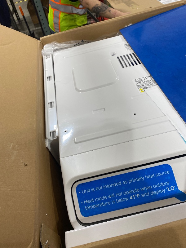 Photo 1 of Midea 12,000 BTU Smart Inverter Air Conditioner Window Unit with Heat and Dehumidifier – Cools up to 550 Sq. Ft., Energy Star Rated, Quiet Operation, Electronic Controls, Remote Control, White