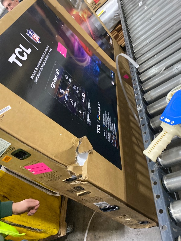 Photo 1 of TCL 98 Inch Class QM7K Series | Mini LED QLED 4K HDR | 98QM7K, 2025 Model | 120HZ-144HZ Anti Reflective Screen Smart Google TV Dolby Atmos Onkyo Audio | Voice Remote Alexa Gaming Streaming Television