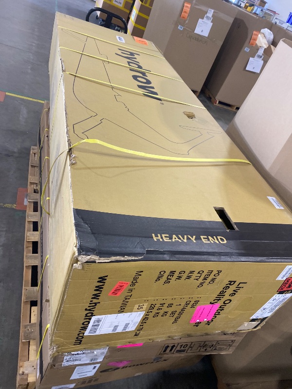 Photo 1 of Hydrow Origin Rowing Machine with Immersive 22" HD Rotating Screen - Stows Upright | Live and On-Demand at-Home Workouts, Membership Required