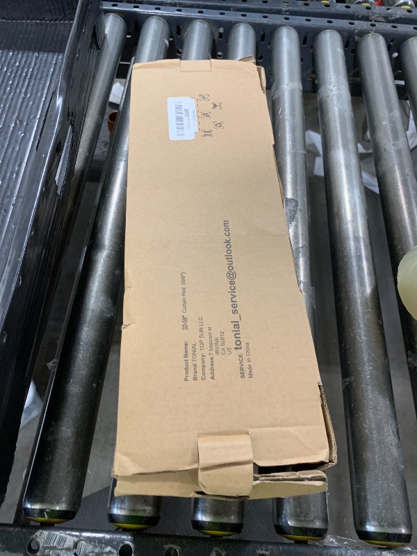 Photo 1 of TONIAL 2 Pack Curtain Rods 32 to 58 Inch, Telescoping Splicing 3/4 Single Rods for Windows 20 to 53 Inch, Decorative Drapery Rod with Translucent Diamond Finial, Luxury Gold