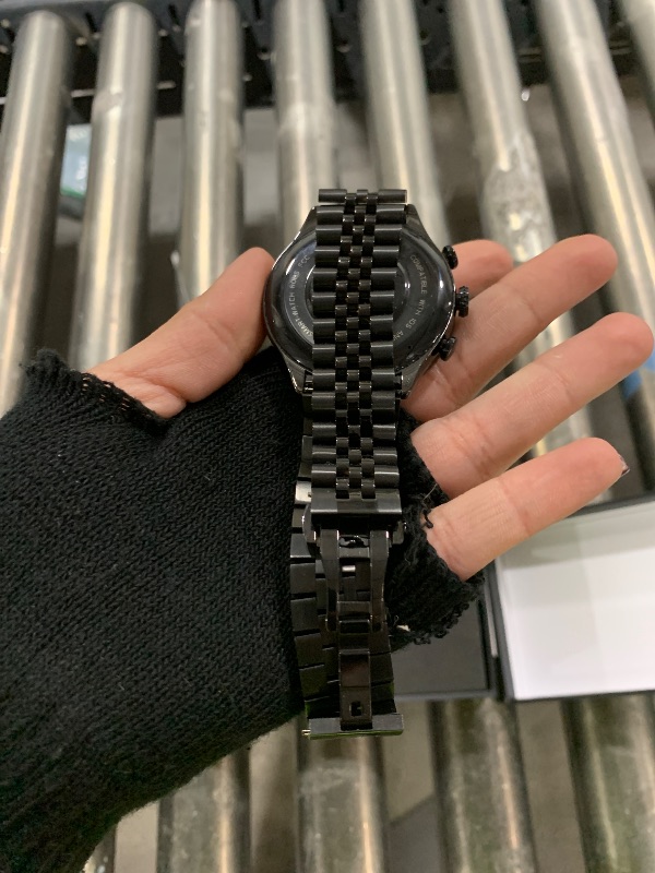 Photo 1 of 2025 Rotating Bezel Smart Watch for Men with Bluetooth Call, Heart Rate, Blood Pressure, SpO2, Sleep Monitor, Waterproof Round Watch with Encoder Knob, 1.32" AMOLED Display, Compatible Android and iOS