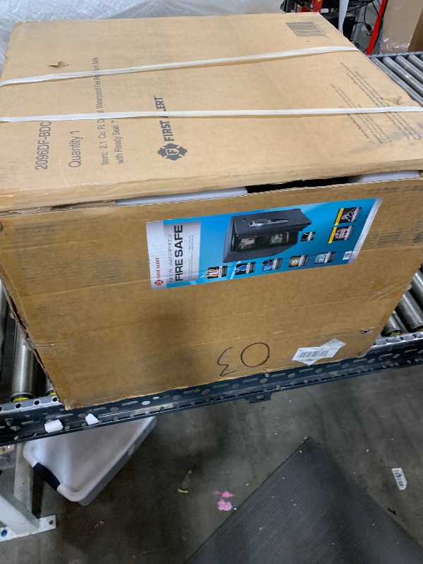 Photo 1 of First Alert Fire Resistant Electronic Lock Standalone Safe Gray
