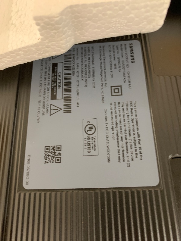 Photo 1 of Samsung - 50” Class FOR PARTS ONLY 