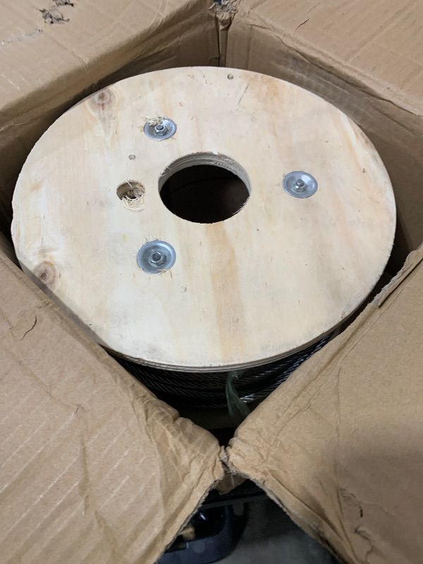 Photo 1 of CELYND Stainless Steel Cable for Railing - 500FT 3/16" T316 Wire Rope - 7 x 19 Strands 3700 LBS Breaking Strength with Clips Thimbles and Crimping Sleeves for Outdoor Deck Railing DIY Projects