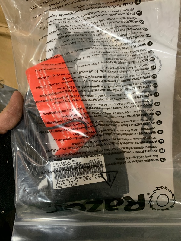 Photo 1 of Razor Crazy Cart Electric 360 Spinning Drifting Kids Ride On Outdoor Go Cart