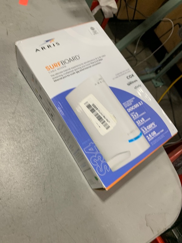 Photo 1 of Arris Surfboard S34 DOCSIS 3.1 Multi?Gig Cable Modem | 2.5Gbps + 1Gbps Ethernet Ports | Xfinity, Cox, Spectrum for Cable Internet Plans up to 2.5Gbps Next Gen Upstream. Modem Only, Router Required