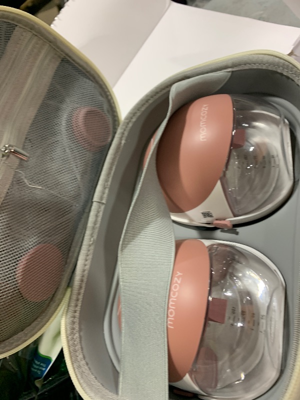 Photo 1 of Momcozy Wearable Breast Pump, Hands Free Upgraded Mobile Flow | M9, App Discreet Control with Personalized Multi-Modes & 15 Levels, Wearable Breast Pump 24mm, 2 Pack Cozy Red